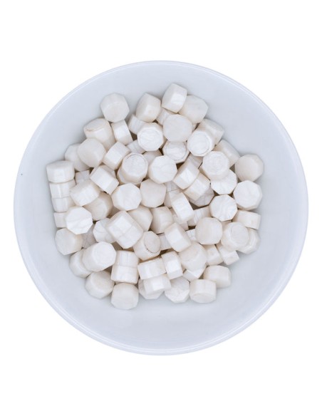 Perl white wax Beads - Spellbinders