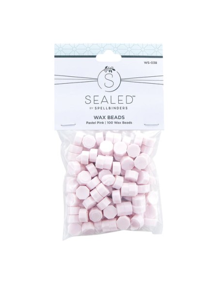 Pastel Pink wax Beads - Spellbinders