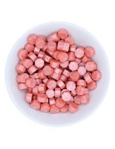 Peachy pink wax Beads - Spellbinders