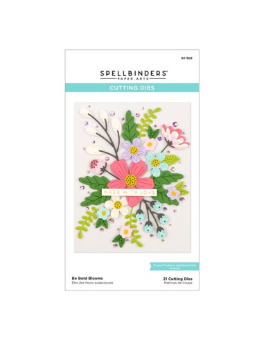 Be Bold Blooms Etched Dies - Spellbinders