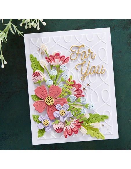 Be Bold Blooms Etched Dies - Spellbinders