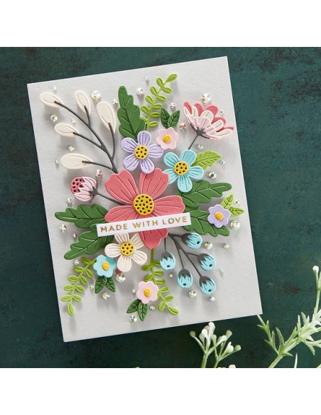 Be Bold Blooms Etched Dies - Spellbinders