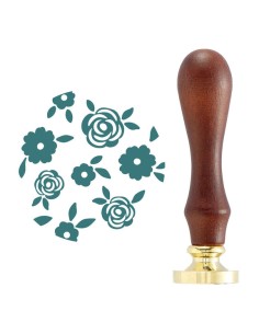 Wax seal stamp - Sigillo Scattered Flowers