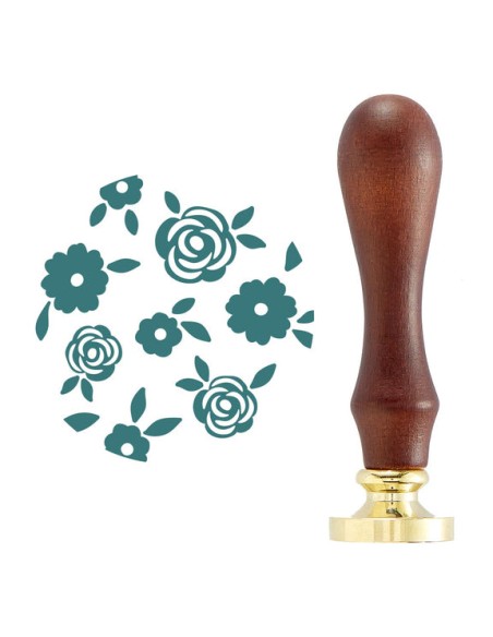 Wax seal stamp - Sigillo Scattered Flowers