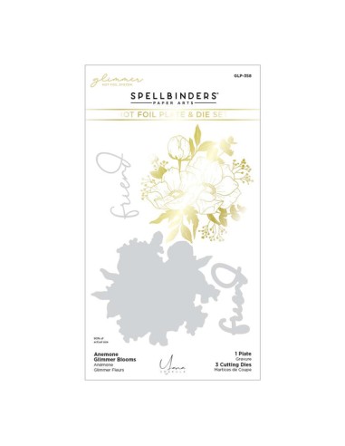 Anemones Blooms Hot Plates & Die Set -...