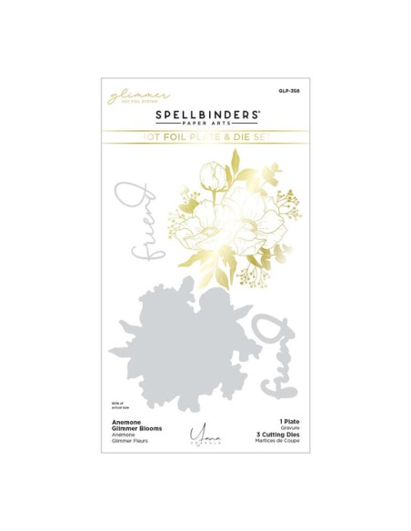Anemones Blooms Hot Plates & Die Set - Spellbinders