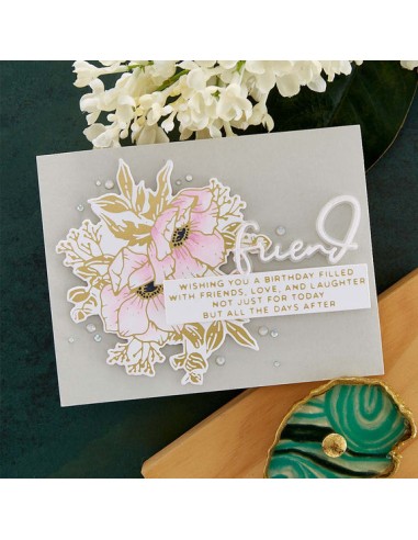 Anemones Blooms Hot Plates & Die Set -...