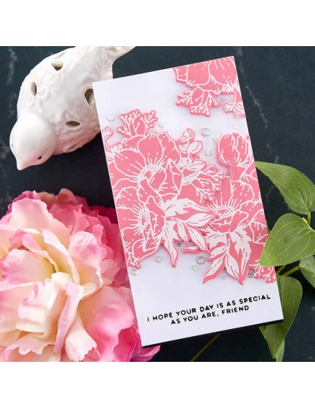 Anemones Blooms Hot Plates & Die Set - Spellbinders