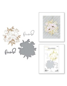 Anemones Blooms Hot Plates & Die Set - Spellbinders