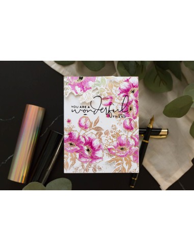 Anemones Blooms Hot Plates & Die Set -...