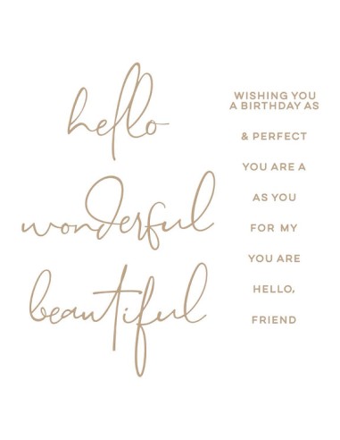 Hello, Friend Sentiments Glimmer Hot Plate -...