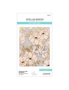 Wonderful Script Sentiments Etched Dies  - Spellbinders 2