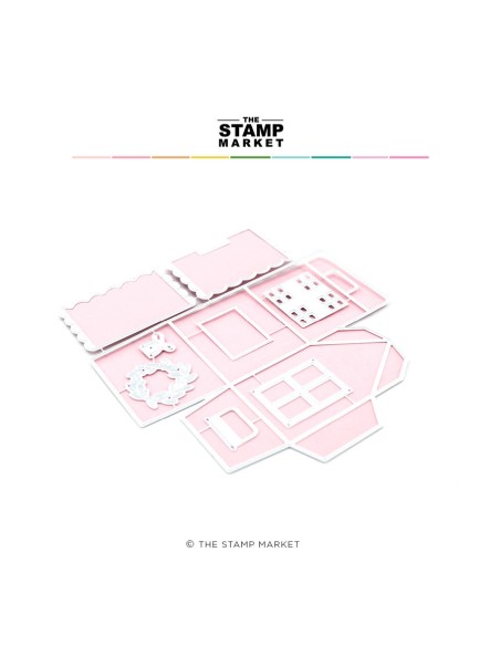 3D Little house box dies - The Stamp Market