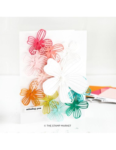 Flirtatious flowers outline dies - The Stamp...