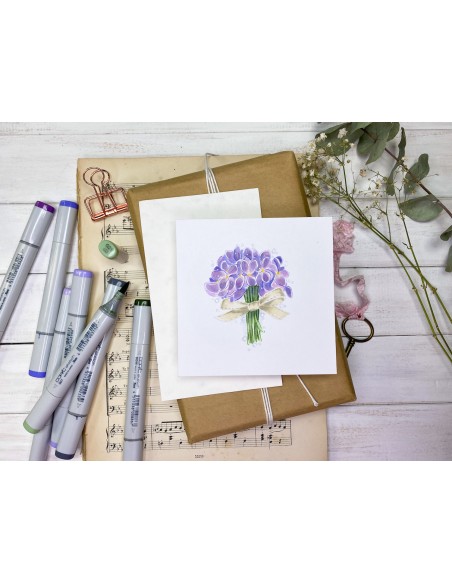 Corso online "Bellezza di primavera" con Marker alcolici