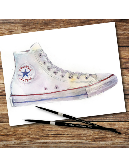 Watercolor Brush - Black Velvet num 8 serie 3000S