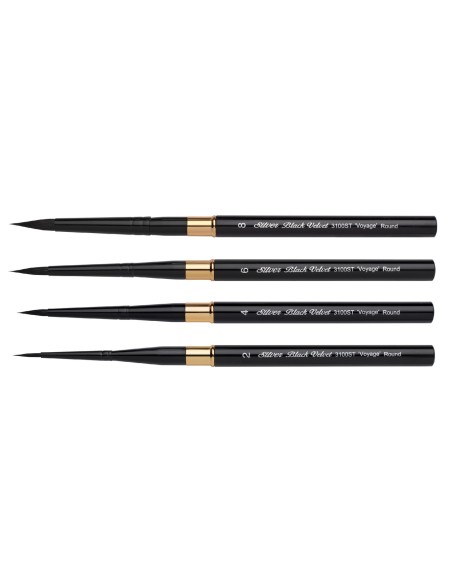 Travel Watercolor Brush - Black Velvet n. 2 serie 3100ST