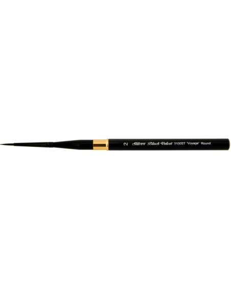 Travel Watercolor Brush - Black Velvet n. 2 serie 3100ST