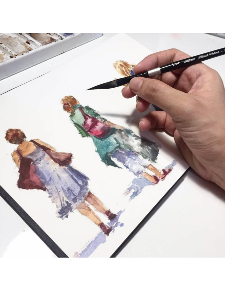 Dagger StriperBrush - Black Velvet n. 1/4 " serie 3012S