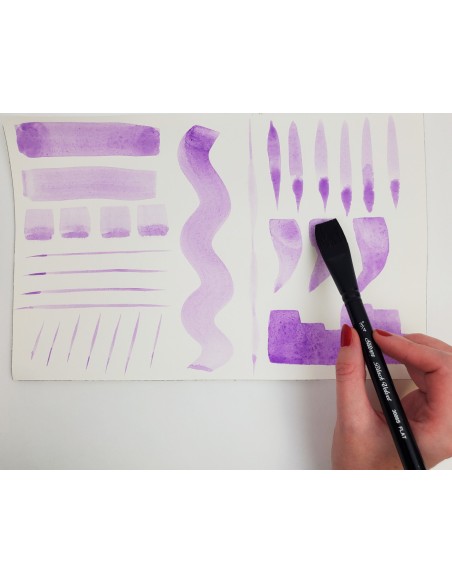 Square Wash Brush - Black Velvet n. 1/4 " 3008S