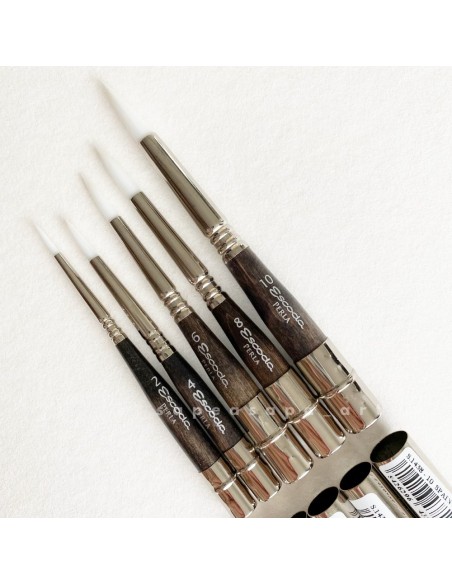 Pennello Perla White Travel Brush  - Escoda num. 2