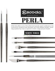 Pennello Perla White - Escoda num. 0 2