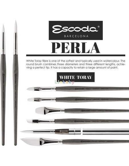 Pennello Perla White - Escoda num.1