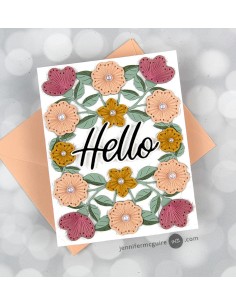 Stitched Floral Flip Frame - Spellbinders 2