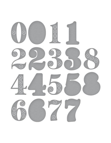 Stitched Numbers - Spellbinders
