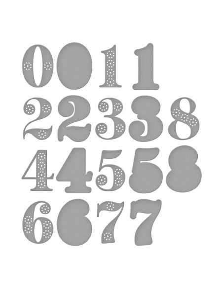 Stitched Numbers - Spellbinders