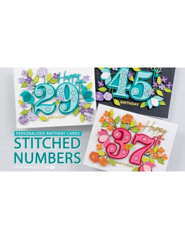 Stitched Numbers - Spellbinders