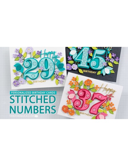 Stitched Numbers - Spellbinders