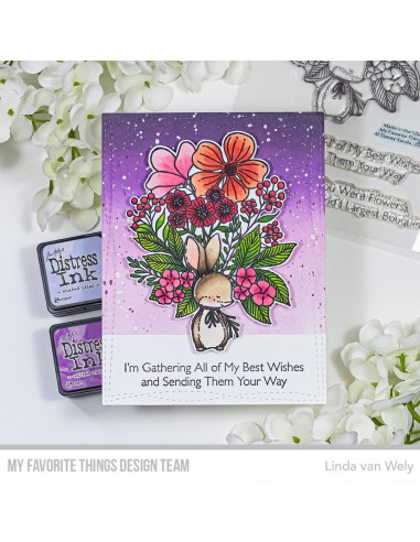 Bunny bouquet - Timbro di MFT stamps