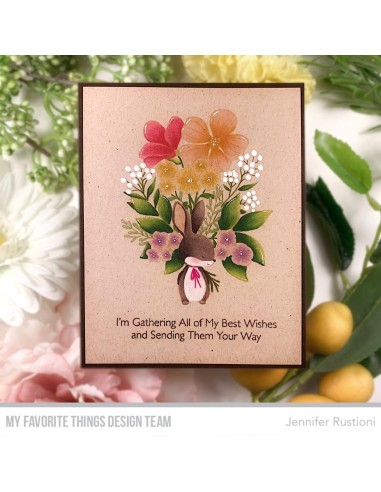 Bunny bouquet - Timbro di MFT stamps