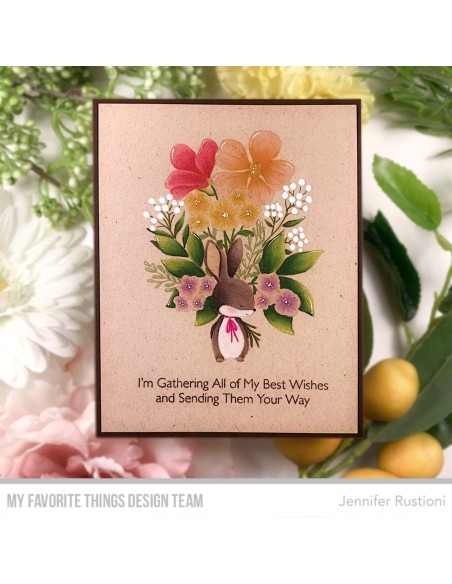 Bunny bouquet - Timbro di MFT stamps