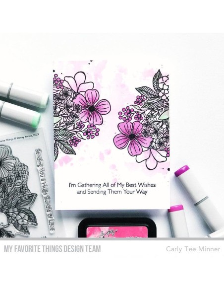 Bunny bouquet - Timbro di MFT stamps