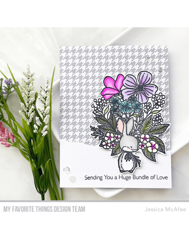 Bunny bouquet - Timbro di MFT stamps