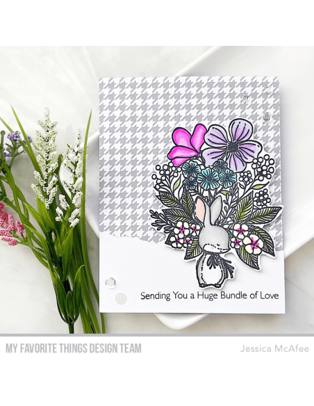 Bunny bouquet - Timbro di MFT stamps