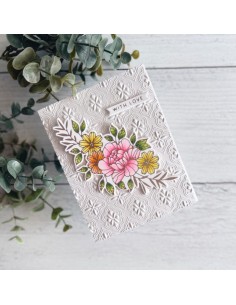 Tile reflection Embossing Folder - Spellbinders 2