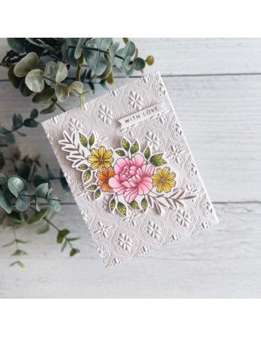 Tile reflection Embossing Folder - Spellbinders