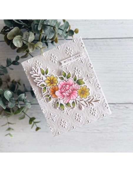 Tile reflection Embossing Folder - Spellbinders