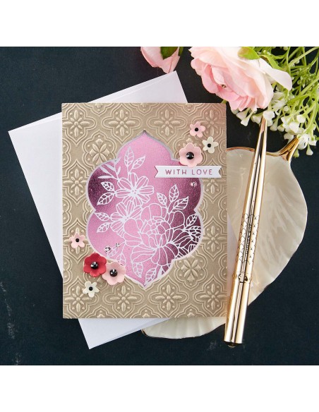 Tile reflection Embossing Folder - Spellbinders