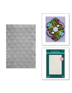 Tile reflection Embossing Folder - Spellbinders