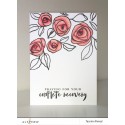 Bamboo Rose Stamp Set