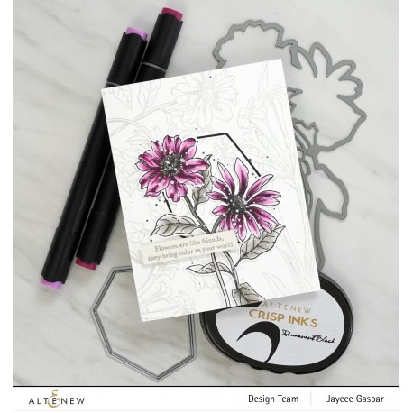 Wild Flora Stamp & Die Bundle - Timbri e fustelle  di Altenew