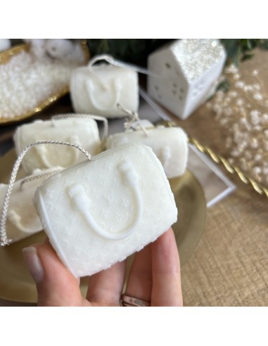 Mini candela a forma di borsetta di lusso