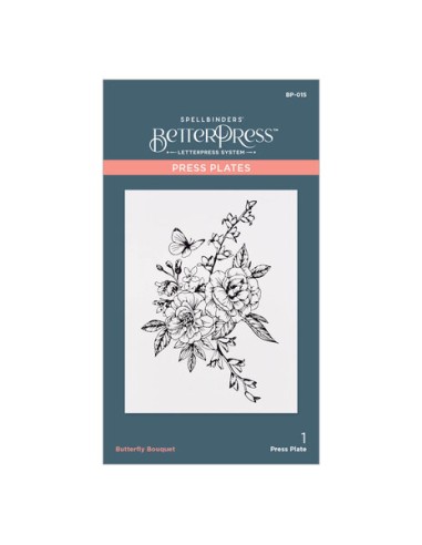 Butterfly Bouquet Press Plate