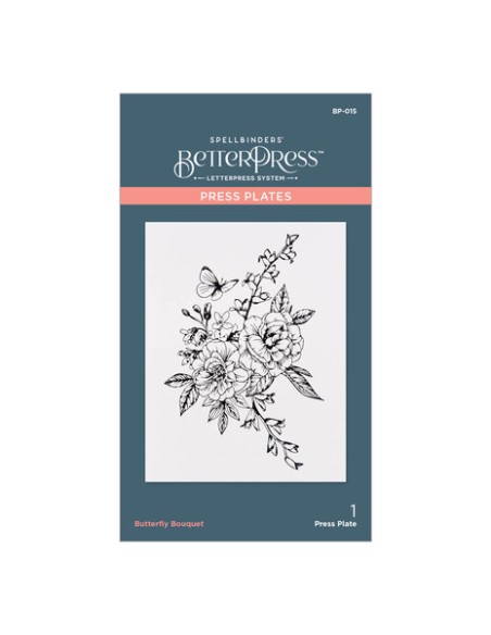Butterfly Bouquet Press Plate