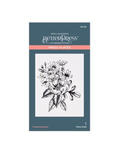 Pressed Bouquet Press Plate 2