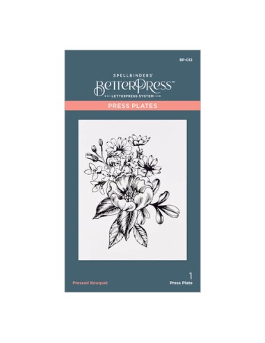 Pressed Bouquet Press Plate